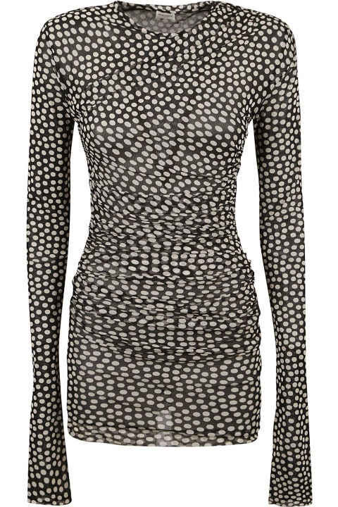 Fashion for Women Saint Laurent Dotted Print Dress