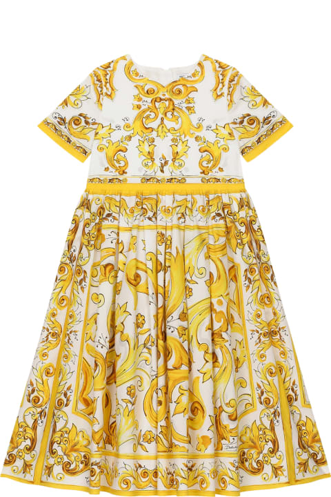 Dolce & Gabbana Dresses for Girls Dolce & Gabbana Poplin Dress