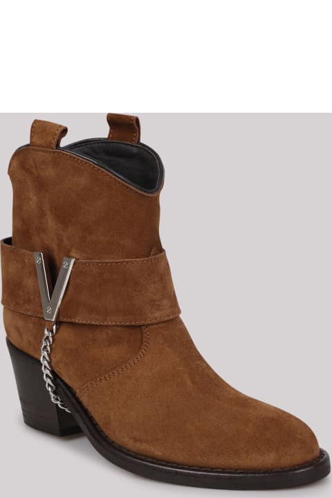 Boots for Women Via Roma 15 Via Roma 15 60mm Suede Cowboy Boots