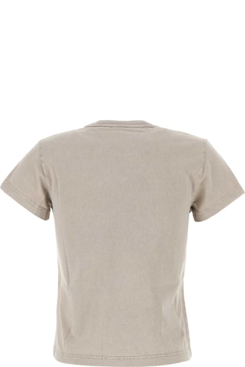 T by Alexander Wang for Women T by Alexander Wang Dove Grey Cotton T-shirt