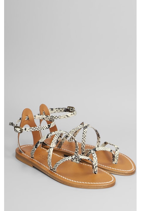 ウィメンズ K.Jacquesのシューズ K.Jacques Epicure F Flats In Beige Leather