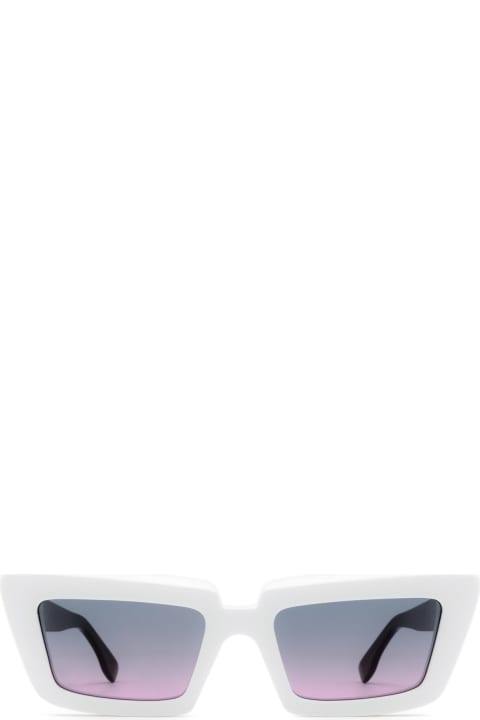 ウィメンズ RETROSUPERFUTUREのアイウェア RETROSUPERFUTURE Coccodrillo White Sunglasses
