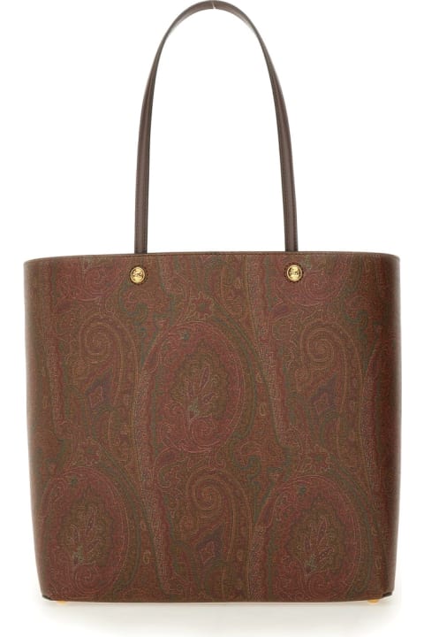 Etro Totes for Men Etro Paisley Patterned Shopping Bag