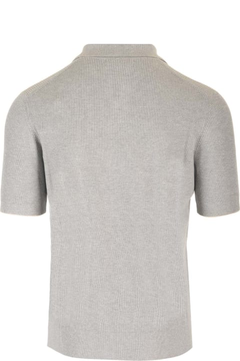 Clothing for Men Brunello Cucinelli Knitted Polo Shirt
