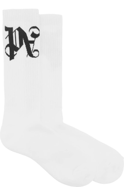 メンズ アンダーウェア Palm Angels Socks With Logo
