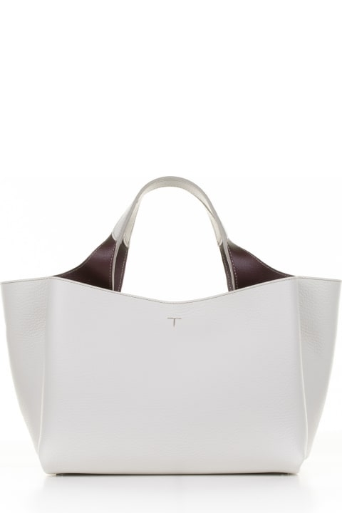 Tod's Totes for Women Tod's Handbag With Embossed Logo And T Timeless Charm In Grainy Leather