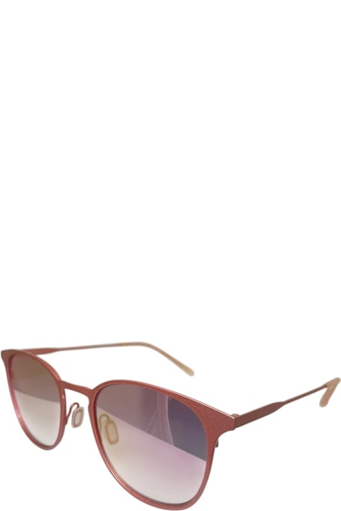 Garrett Leight لـ Kids Garrett Leight Garrett Leight Kinney Metal - Beige Sunglasses