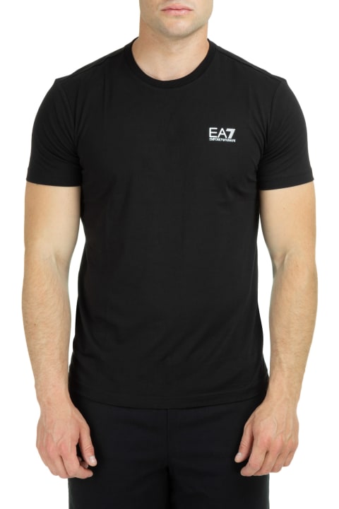 EA7 Topwear for Men EA7 Core Identity Cotton T-shirt