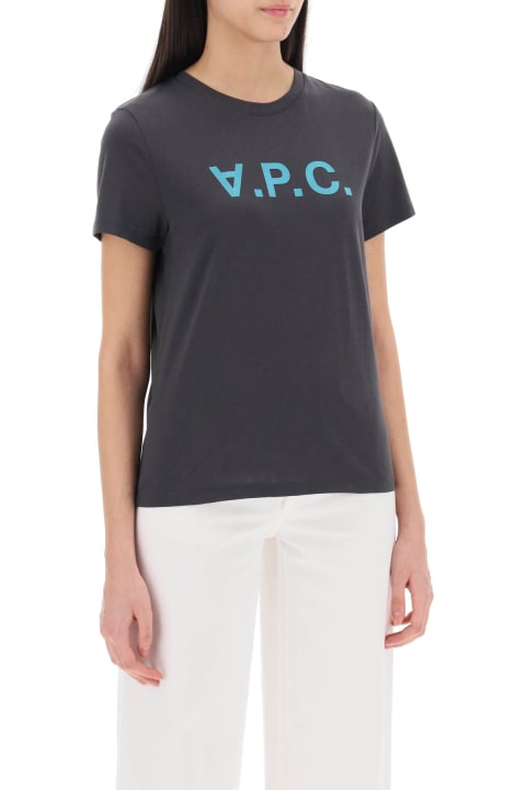 A.P.C. for Women A.P.C. T-shirt With Flocked Vpc Logo