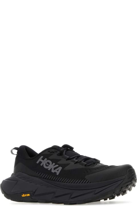 Hoka Shoes for Men Hoka Black Fabric M Skyline-float Sneakers