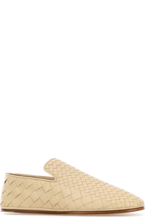 Bottega Veneta Sand Nappa Leather Sunday Loafers