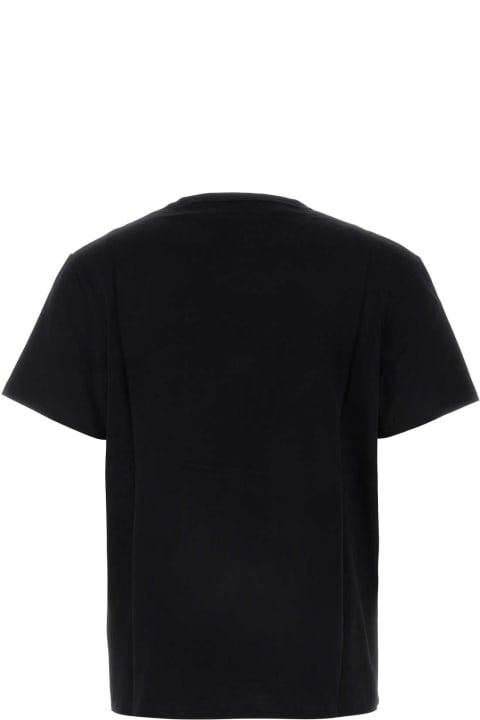 メンズ新着アイテム Alexander McQueen Black Cotton T-shirt