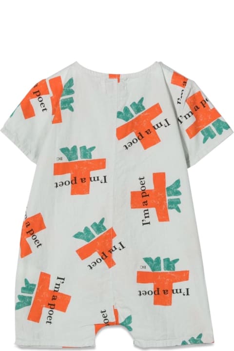 Bodysuits & Sets for Baby Boys Bobo Choses I'm A Poet All Over Woven Playsuit