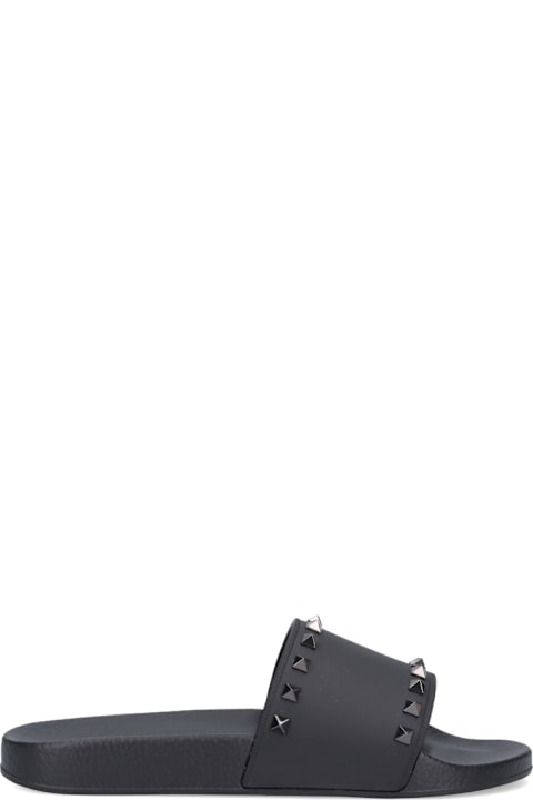 Sale for Men Valentino Garavani "rockstud" Slides