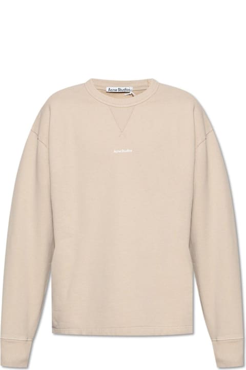 Trending Now for Men Acne Studios Logo Printed Crewneck Sweatshirt