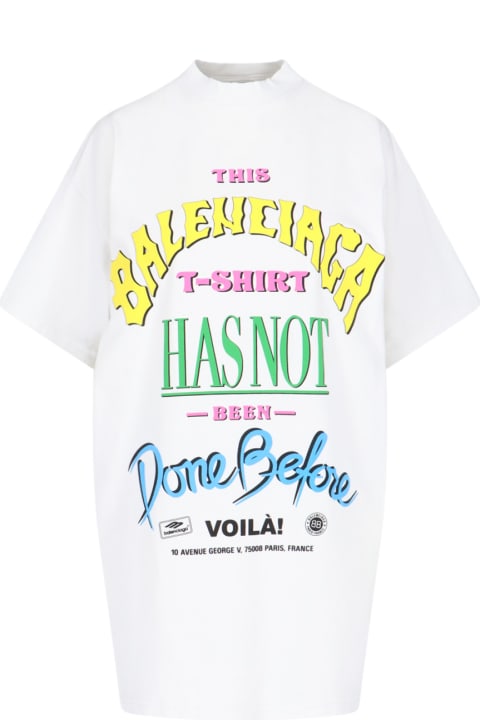 Balenciaga Topwear for Women Balenciaga 'not Been Done' Oversize T-shirt