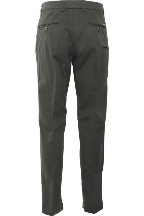 Peserico Pants for Men Peserico Olive Green Trousers