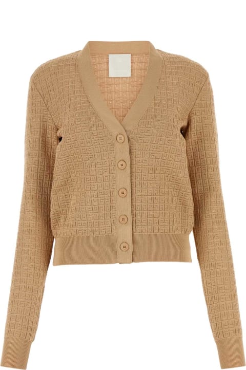 Sweaters for Women Givenchy Skin Pink Viscose Blend Cardigan