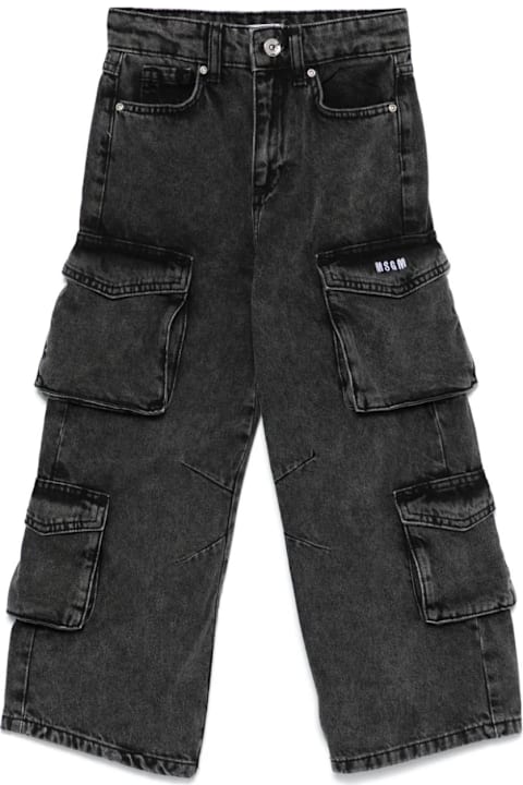 MSGM Bottoms for Girls MSGM Jeans Cargo