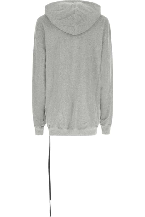 Ann Demeulemeester Fleeces & Tracksuits for Women Ann Demeulemeester Grey Cotton Oversize Olivia Sweatshirt
