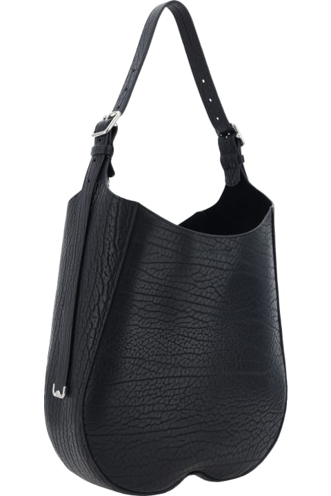 Burberry Bags for Women Burberry Black Leather Medium Chess Shoulder Bag
