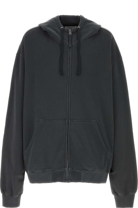 Maison Margiela for Kids Maison Margiela Graphite Cotton Oversize Sweatshirt