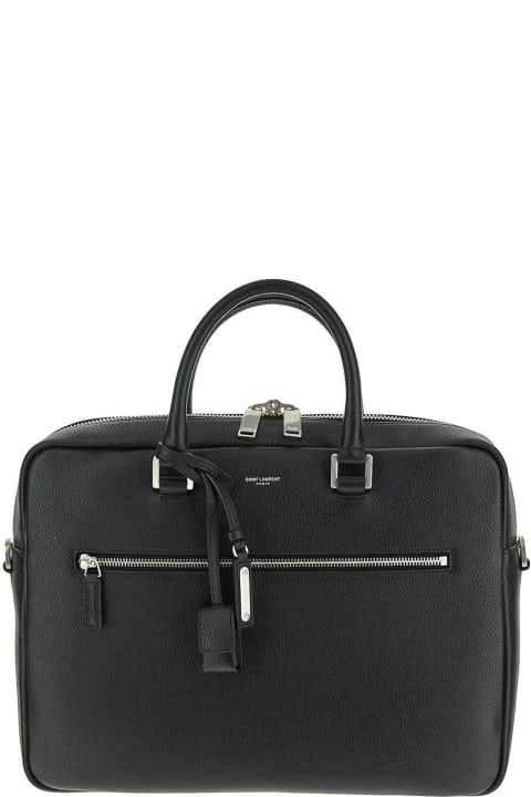 Sac De Jour Briefcase In Grained Leather