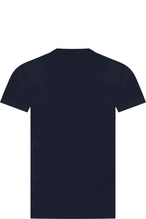 Fashion for Boys Autry Blue T-shirt For Kids With Logo