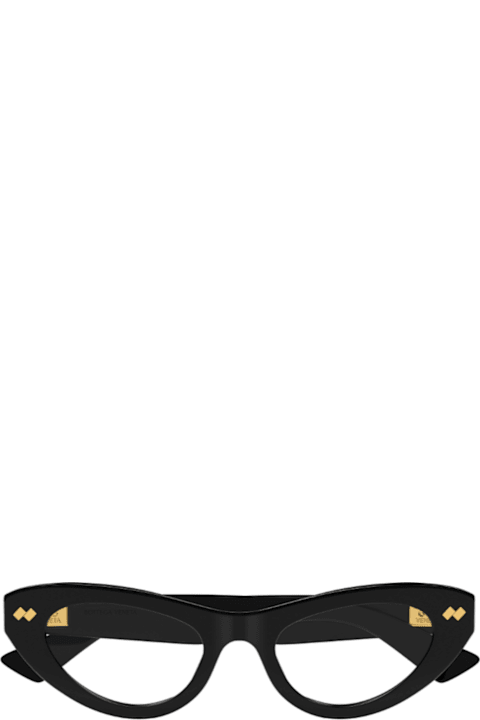 Bottega Veneta Eyewear Eyewear for Women Bottega Veneta Eyewear Bottega Veneta Bv1354o Linea Ribbon 001 Black Glasses