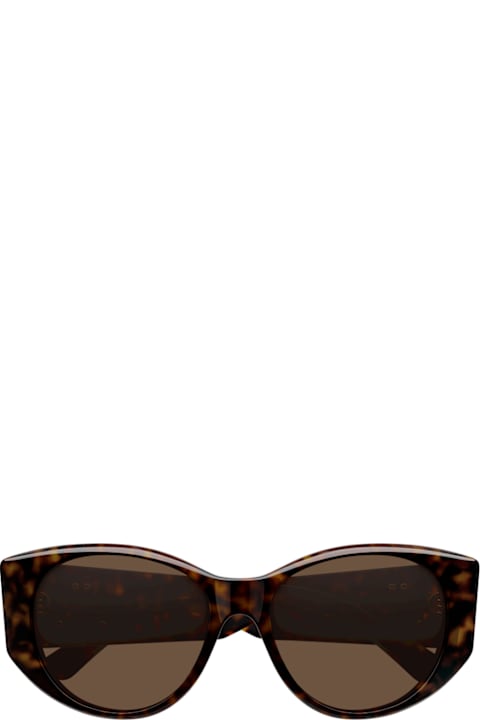 Balenciaga Eyewear for Kids Balenciaga Eyewear Balenciaga Bb0455s Linea Extreme 002 Havana Brown Sunglasses