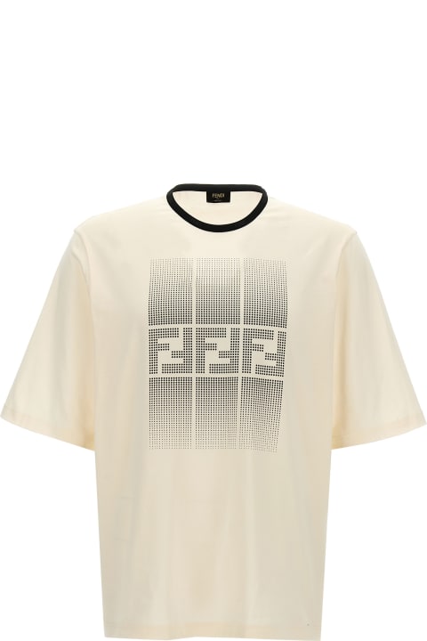 Fendi for Men Fendi 'gradient Ff' Logo T-shirt