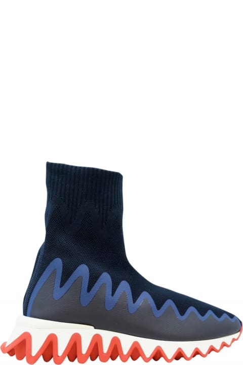 Christian Louboutin Kids' Mini Sharky Sock Sneaker
