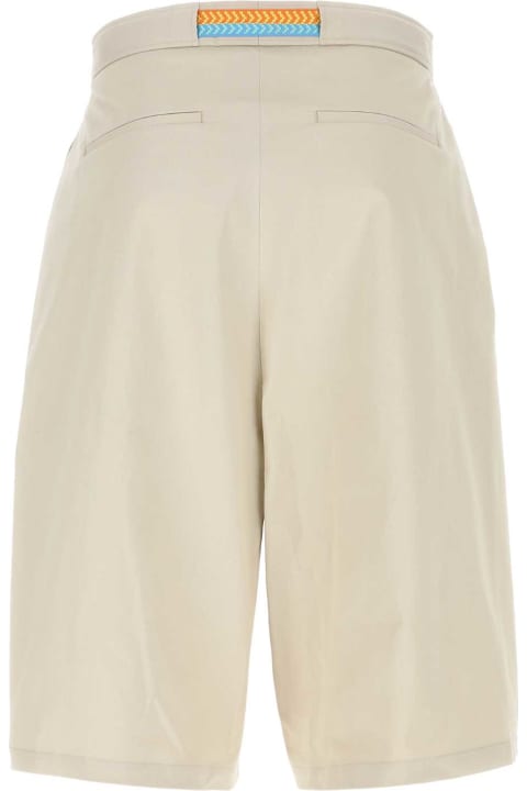 Marcelo Burlon Pants for Women Marcelo Burlon Sand Stretch Cotton Bermuda Shorts