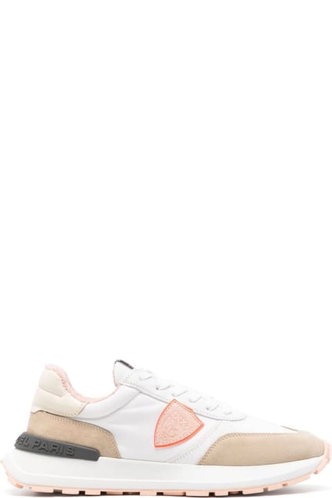 Philippe Model for Women Philippe Model Running Antibes Sneakers - White And Pink