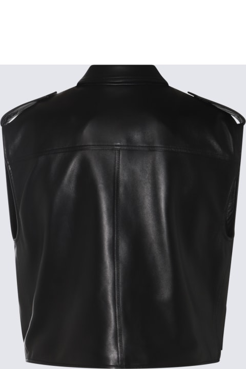 メンズ新着アイテム Dolce & Gabbana Black Leather Jacket