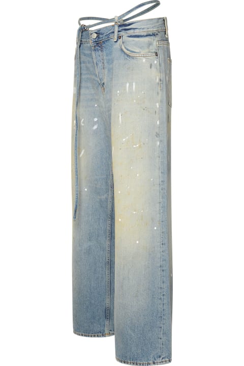 Acne Studios Jeans for Women Acne Studios 'trafalgar' Light Blue Cotton Blend Jeans