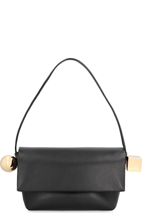 Jacquemus Le Rond Carré Leather Shoulder Bag