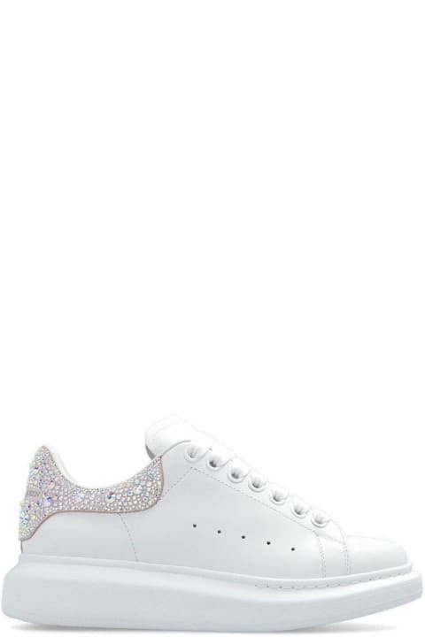 Shoes for Women Alexander McQueen Larry Embellished Chunky Sneakers