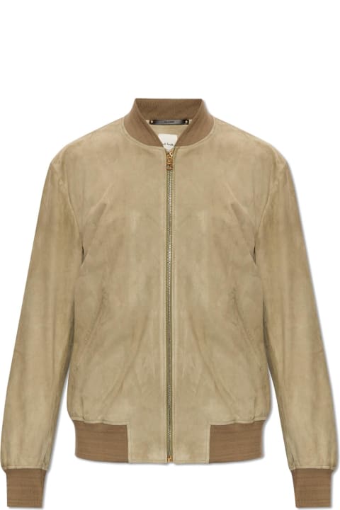 Paul Smith Coats & Jackets for Men Paul Smith Paul Smith Suede Bomber Jacket