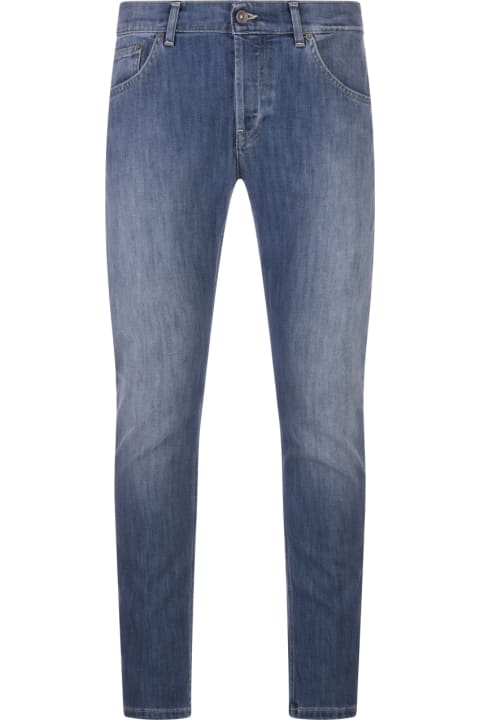 Fashion for Men Dondup Mius Slim Fit Jeans In Blue Stretch Denim