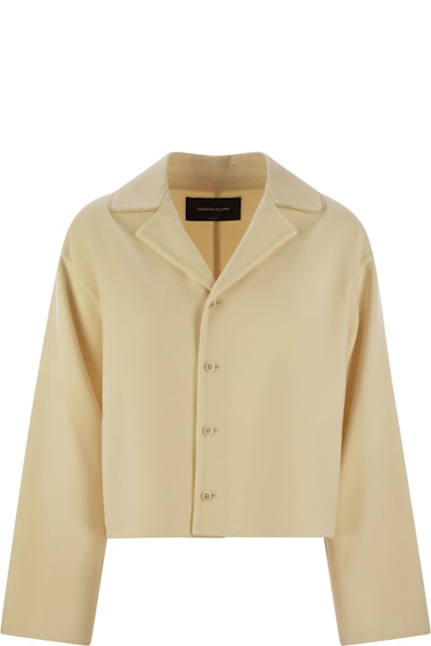 Coats & Jackets for Women Fabiana Filippi Double Wool Jacket