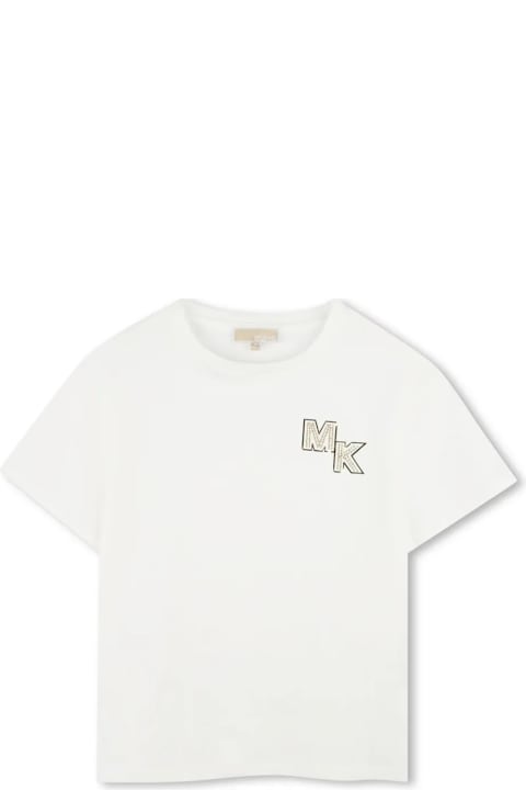 Michael Kors T-Shirts & Polo Shirts for Girls Michael Kors T-shirt Con Stampa