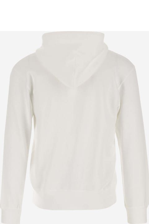 Comme des Garçons Sweaters for Men Comme des Garçons Cotton Hoodie With Logo