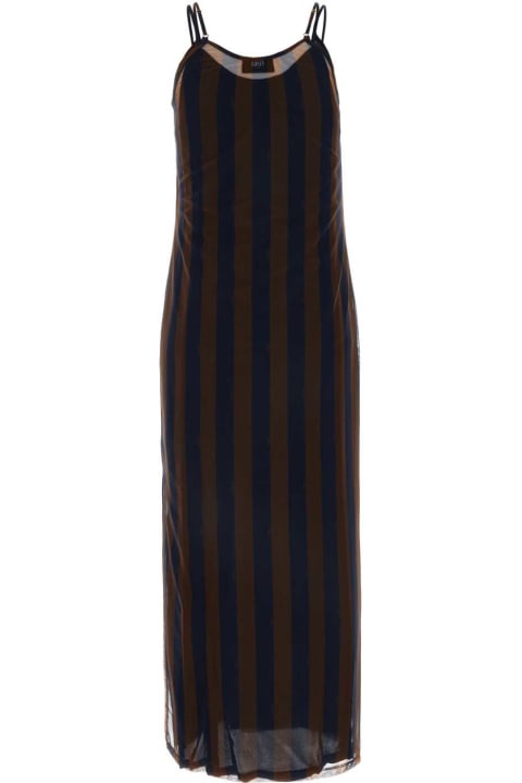 Homeware Fendi Printed Stretch Tulle Dress