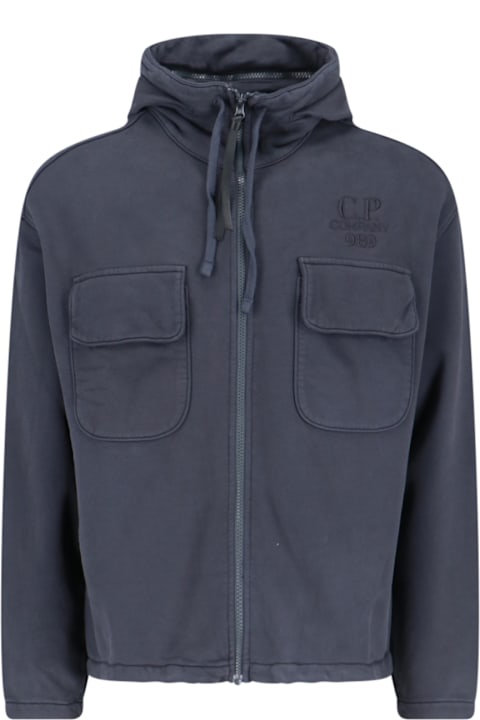 C.P. Company Fleeces & Tracksuits for Men C.P. Company 'utility' Zip Sweatshirt