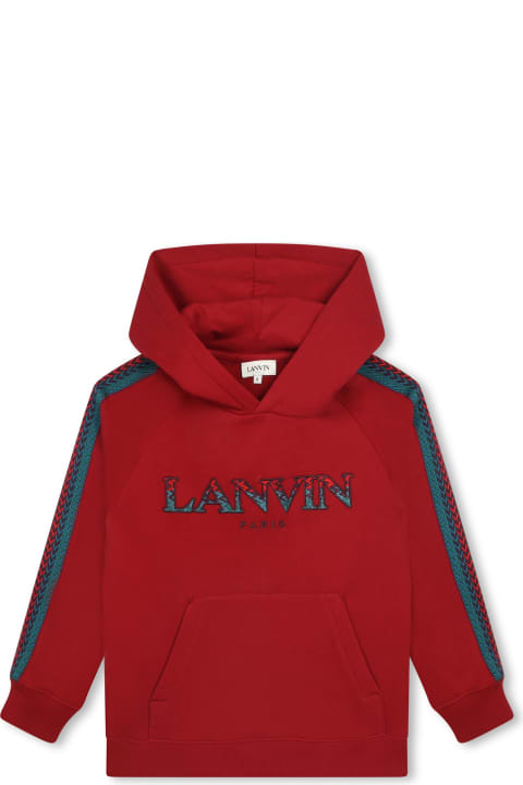 Lanvin Sweaters & Sweatshirts for Boys Lanvin Felpa Con Logo