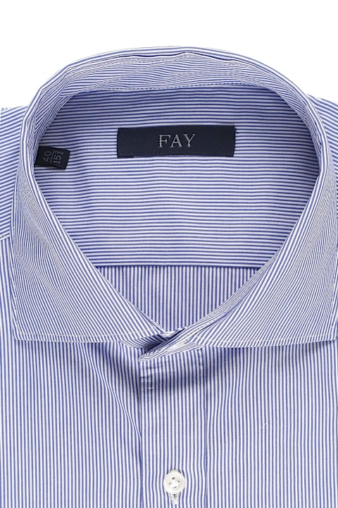 Fay for Men Fay Cotton Striped Shirt