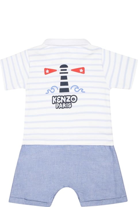 Kenzo Kids Kenzo Kids Multicolor Romper For Baby Boy