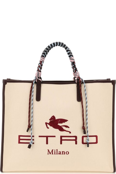 Etro Totes for Women Etro Shopper Bag With Braided Handles
