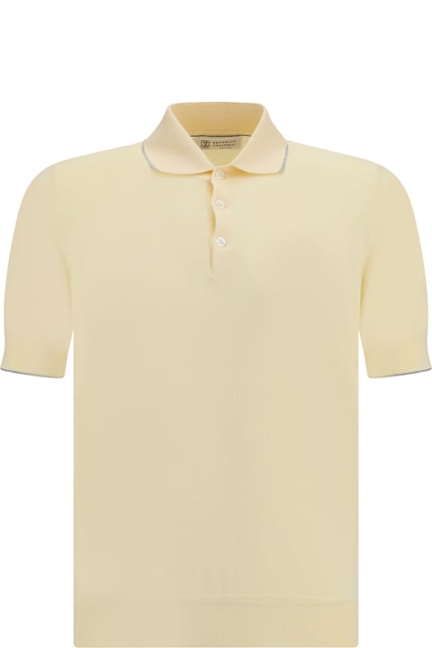 Sweaters for Men Brunello Cucinelli Knit Polo Shirt